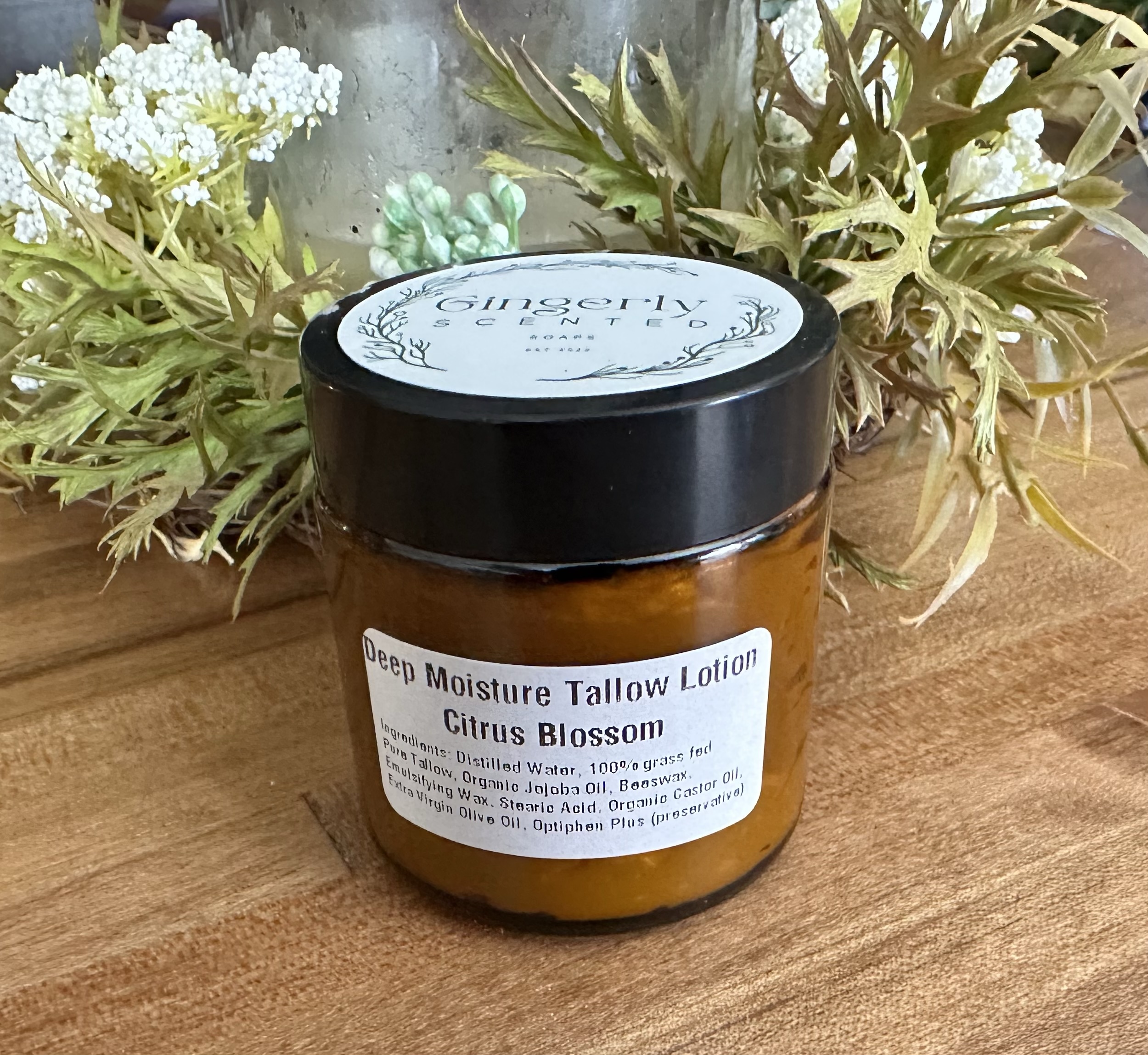 Deep Moisture Tallow Lotion in Citrus Blossom 4oz